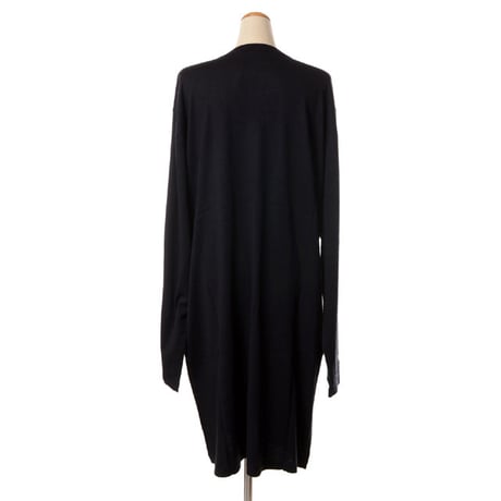 エクストリームカシミヤ extreme cashmere x ニットワンピース コットンカシミア ネイビー