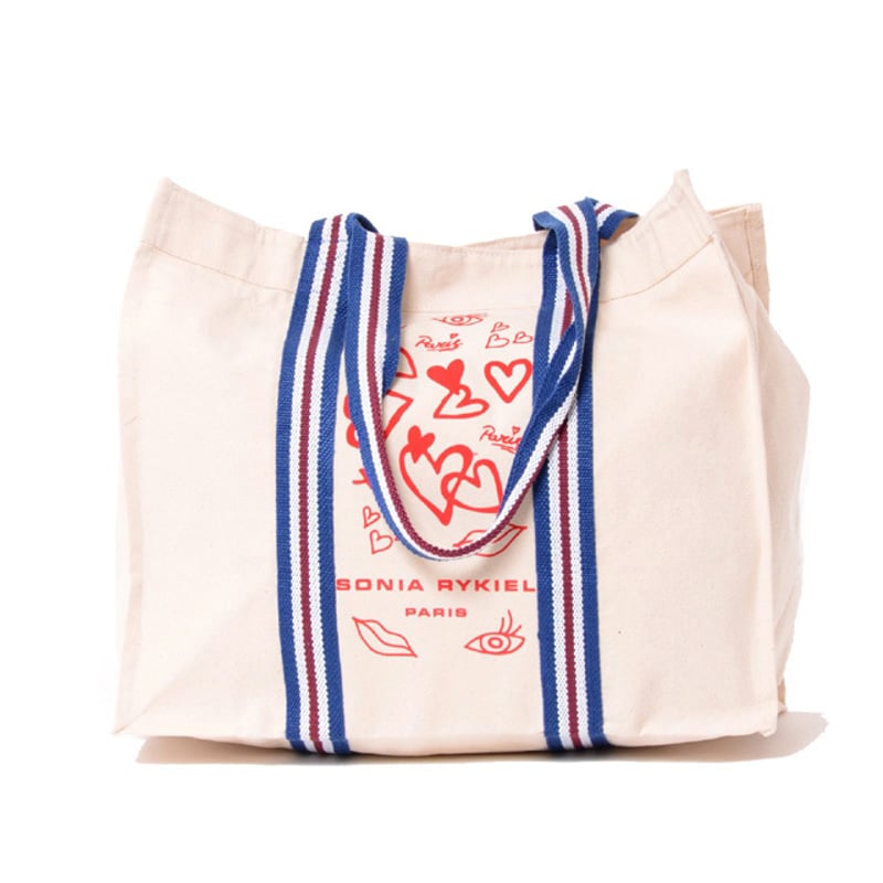 ソニアリキエル SONIA RYKIEL ショッピングバッグ キャンバス地
