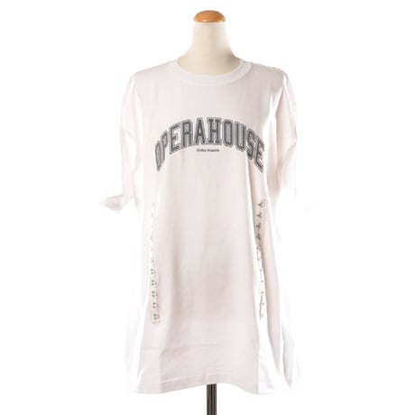 チカ キサダ chika kisada OPERAHOUSETシャツ コットン ホワイトグレー
