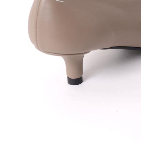 エムエムシックス メゾンマルジェラ MM6 MAISON MARGIELA アナトミックヒールシューズ カーフレザー グレージュ