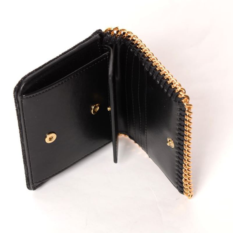 ステラマッカートニー【未使用に近い】ファラベラ ブラック 二つ折り財布 Stella McCartney（ステラ・マッカートニー） 三つ折り財布 Falabella