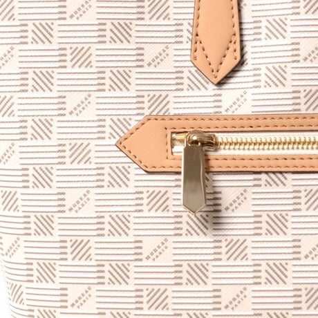 モローパリ Moreau Parisモナコトートバッグミディアム ポリウレタンなど ホワイト Moreau Paris MONACO TOTE MDM トートバッグ
