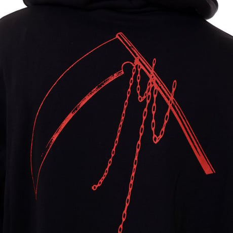 ラフシモンズ RAF SIMONS オーバーサイズドプリンテッドスカーフ コットン ブラック