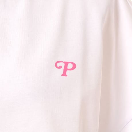 フィロソフィ PHILOSOPHY 半袖ショート丈カットソー コットンジャージー ホワイト