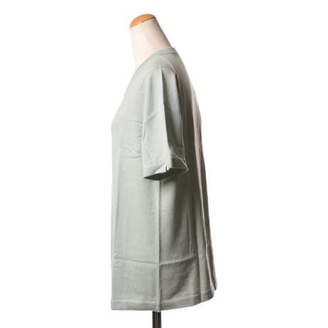 エクストリームカシミヤ extreme cashmere x cleanVネック半袖カットソー コットンカシミヤ グラス 正規取扱