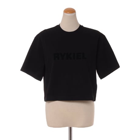 ソニアリキエル SONIA RYKIEL ショートロゴT コットン ブラック