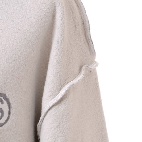 エムエムシックス メゾンマルジェラ MM6 MAISON MARGIELA インサイドアウトワンピース コットンジャージー ホワイトグレー