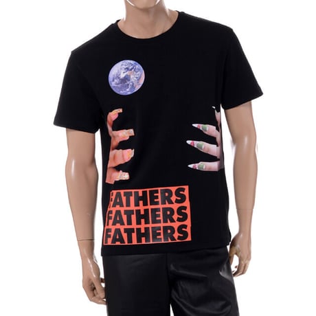 ラフシモンズ (RAF SIMONS) ARCHIVE REDUX Slim fit short sleeved T-shirt with graphic nails
