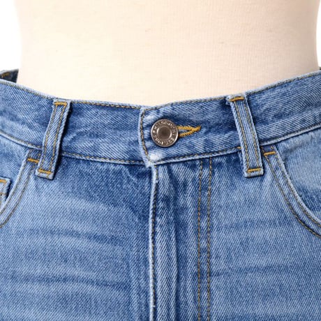 フィロソフィ PHILOSOPHY パッチワークロングスカート デニム ブルーインディゴ
