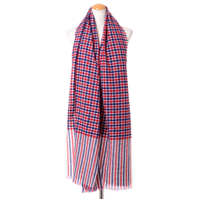 ファリエロサルティ Faliero Sarti Ivory長方形ストール ウール