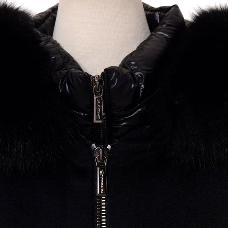 羊革ジップジャケットファー付き2way 羊革ジップジャケットファー付き