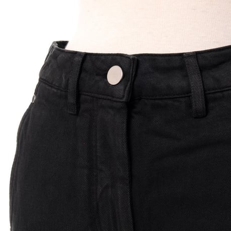 ルメール LEMAIRE ツイストジーンズ コットン ブラック