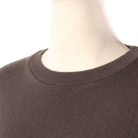 extreme cashmere x エクストリームカシミヤ コットンカシミヤ ショートスリーブカットソー ブラウン レディースエクストリームカシミヤ n268cuba コットンカシミア ブラウン