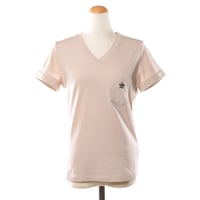 インポートブランド import brand ロレーナアントニアッツィ Vネックポケット付きTシヤツ コットンストレッチ ベージュ 正規取扱