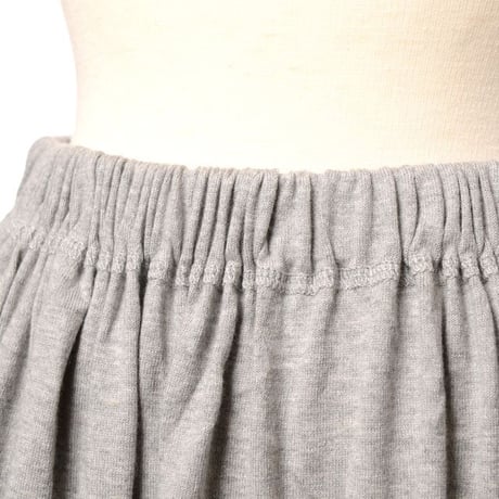 extreme cashmere x エクストリームカシミヤ リラックスロングスカート コットンカシミヤ グレー レディース 正規取扱