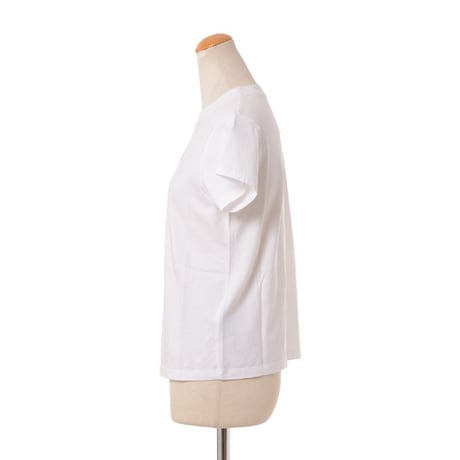 エムエムシックス メゾンマルジェラ MM6 MAISON MARGIELA ロゴ入りTシャツ コットン ホワイト