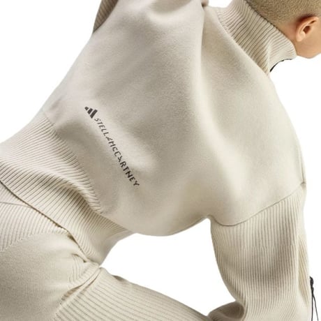 ステラマッカートニー stella mccartney アディダス adidas ファスナー付きニット長袖 アクリルなど アイボリー 正規取扱