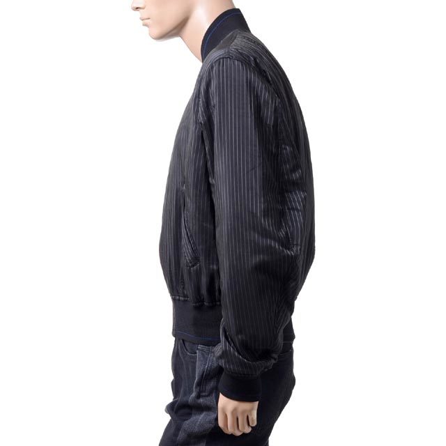 Haider Ackermann（ハイダーアッカーマン） リバーシブルMA-1 ハイダーアッカーマン Haider Ackermann ストライプMA1ボンバー