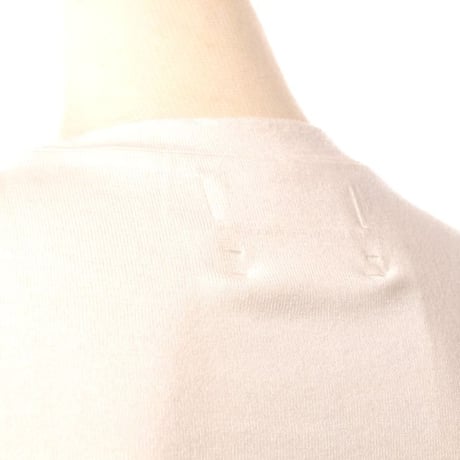 エクストリームカシミヤ extreme cashmere x タイトフィット半袖カットソー コットンカシミア ホワイト