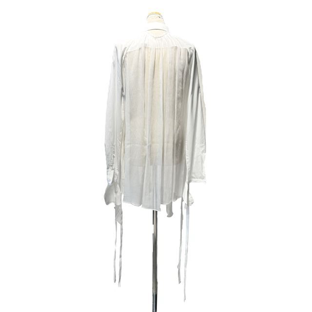 アンドゥムルメステール ann demeulemeester 長袖レースブラウス