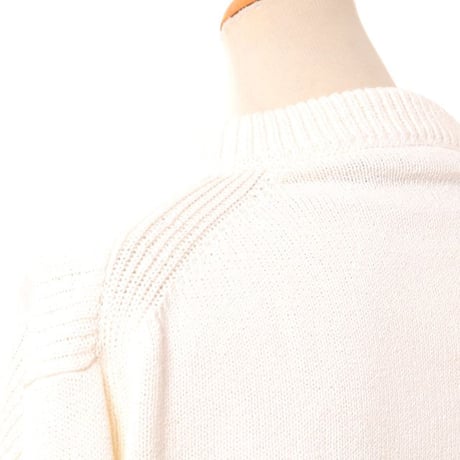 プロエンザスクーラー Proenza Schouler ショート丈セーター コットンリネン アイボリー