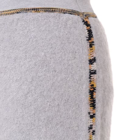 ミッソーニ Missoni 圧縮ニットパンツ 羊毛ミックス ライトグレー
