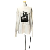 アンドゥムルメステール ann demeulemeester エミルボクシーロングTシャツ ワッフル ホワイト 正規取扱