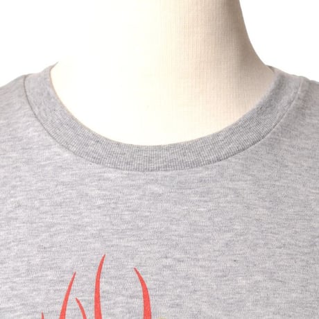 ルシアンペラフィネ Lucien Pellat Finet ８モチーフスカルTシャツ コットン グレー