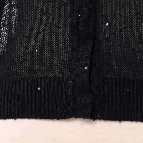 ブルネロクチネリ Brunello Cucinelli ラウンドネックカーディガン シルクリネン ブラック