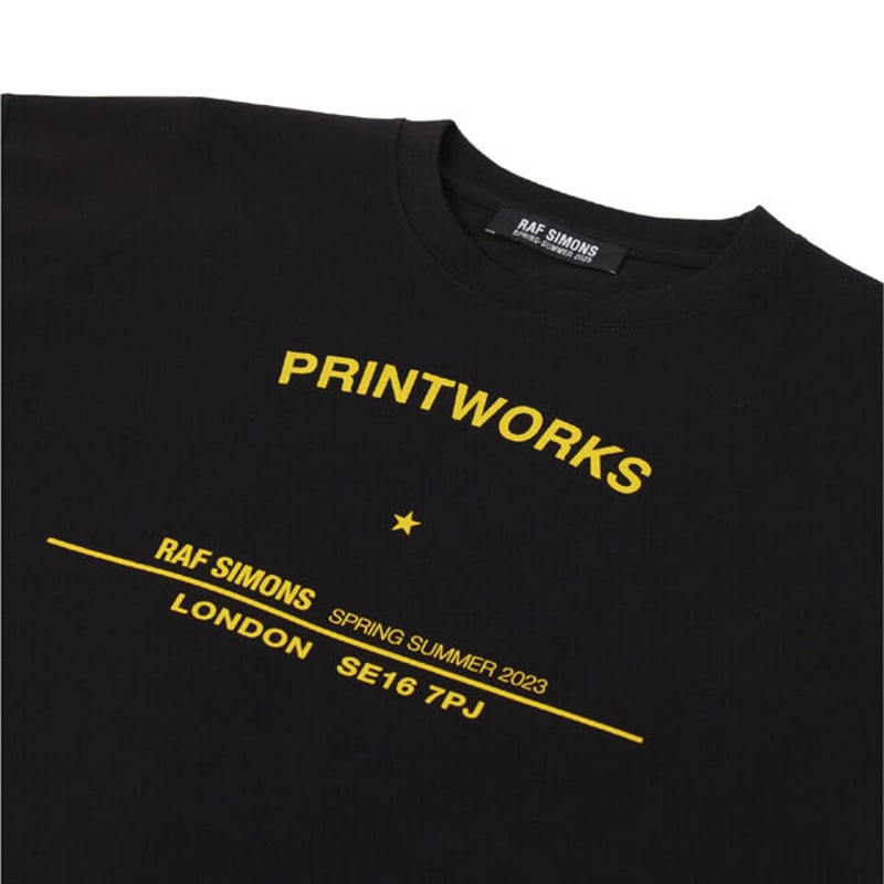 ラフシモンズ RAF SIMONS Printworks Tour T-shirt Tシャツ