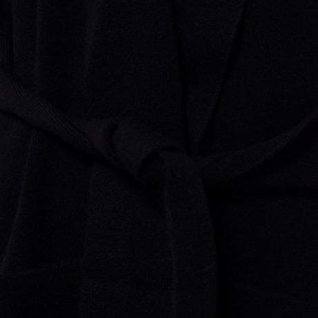 アニオナ AGNONA ミンクファー付きニットジャケット カシミア ブラック