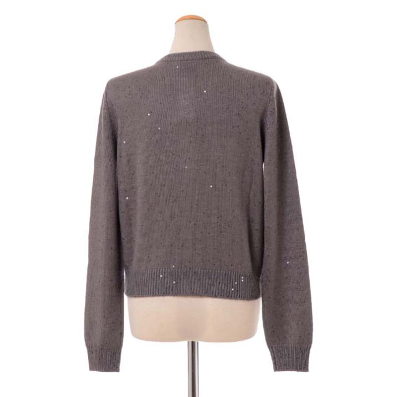 ブルネロクチネリ カシミアシルク スパンコール カーディガン 【公式通販】