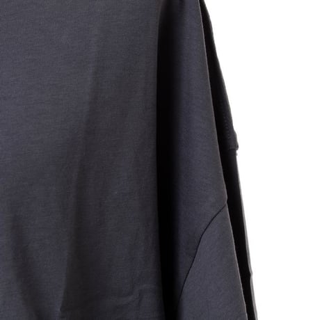 テラ TELA 背中シャーリングTシャツ コットン グレー