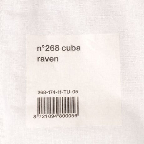 エクストリームカシミヤ extreme cashmere x n°268 cuba カットソー コットンカシミヤ ブラック 正規取扱