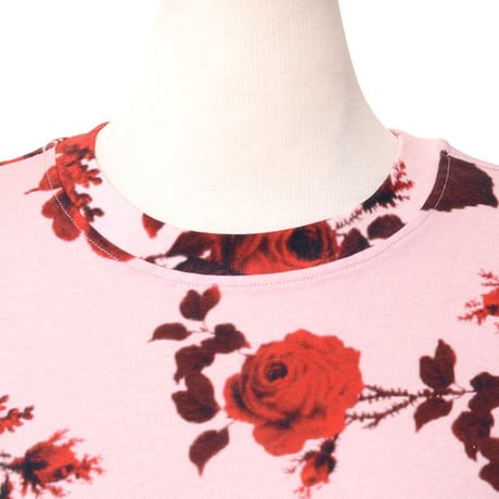 アーデム ERDEM 半袖カットソー コットンジャージー ピンクレッド