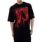 ラフシモンズ RAF SIMONS Oversized T-shirt Solemn-X コットン ブラック