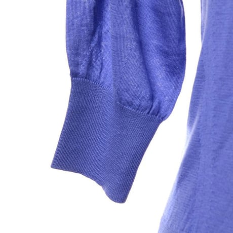 アニオナ AGNONA 五分袖セーター カシミア バイオレット