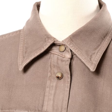 ブルネロクチネリ Brunello Cucinelli ガーメントダイブルゾン コットンリネン ベージュ