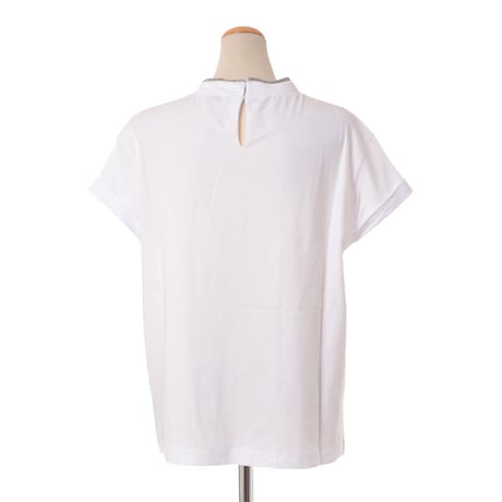 ブルネロクチネリ Brunello Cucinelli 半袖Ｔシャツ コットンジャージー ホワイト