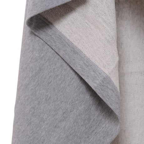 ラフシモンズ RAF SIMONS ミディアムレングスフリースケープ コットン グレー