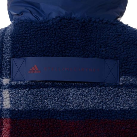 ステラマッカートニー stella mccartney フリースジャガードジャケット adidas by Stella McCartney ブルーチェック