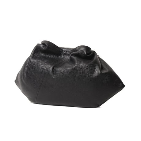 エムエムシックス メゾンマルジェラ MM6 MAISON MARGIELA ドレープミニジャバニーズバッグ 牛革 ブラック