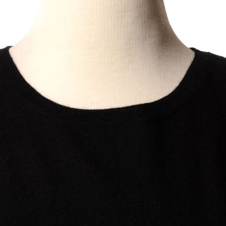 エクストリームカシミヤ extreme cashmere x misses長袖カットソー ウールカシミヤ ブラック