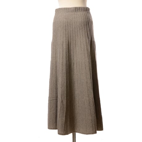 インポートブランド import brand HAWICO Scotland（ホイコ スコットランド）フレアースカート カシミア モカ茶