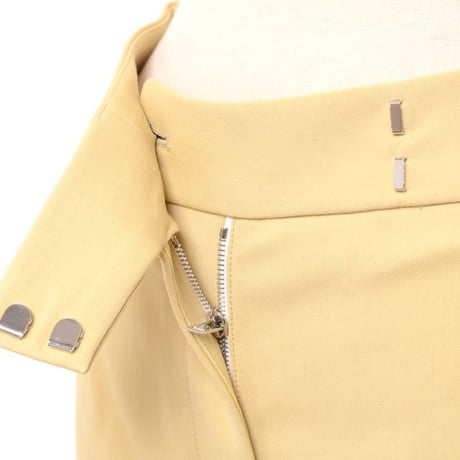 プロエンザスクーラー Proenza Schouler ハイライズパンツ ストレッチ スモークイエロー