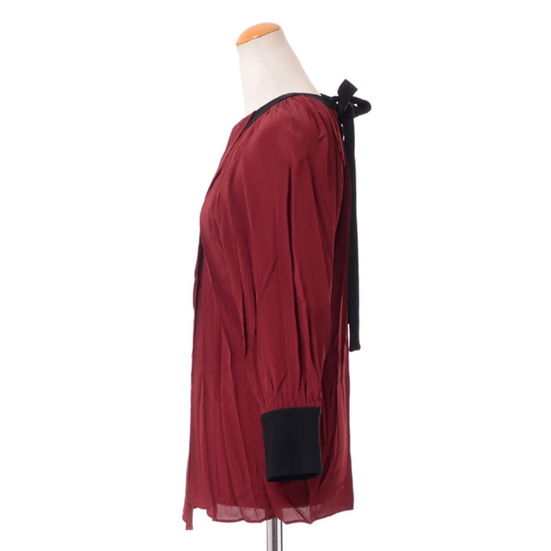 PROENZA SCHOULER (プロエンザ スクーラー) ブラウス プロエンザスクーラー Proenza Schouler 丸襟8分袖ブラウス