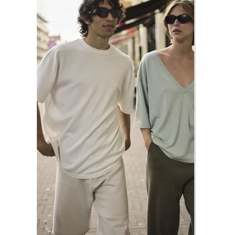 エクストリームカシミヤ extreme cashmera x rik半袖Tシャツ コットン