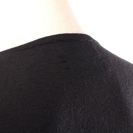 エクストリームカシミヤ extreme cashmere x ワイドセーター コットンカシミア ブラック