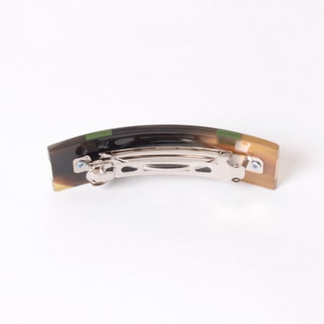 ランドシヌール L'Indochineur バレッタ 水牛など ベージュカーキマーブル