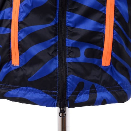 ステラマッカートニー stella mccartney レオパードプリントウインドブレーカー リサイクルポリエステル ブルー